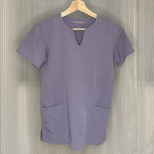 Mandala 5 Pocket Notch Neck Scrub Top